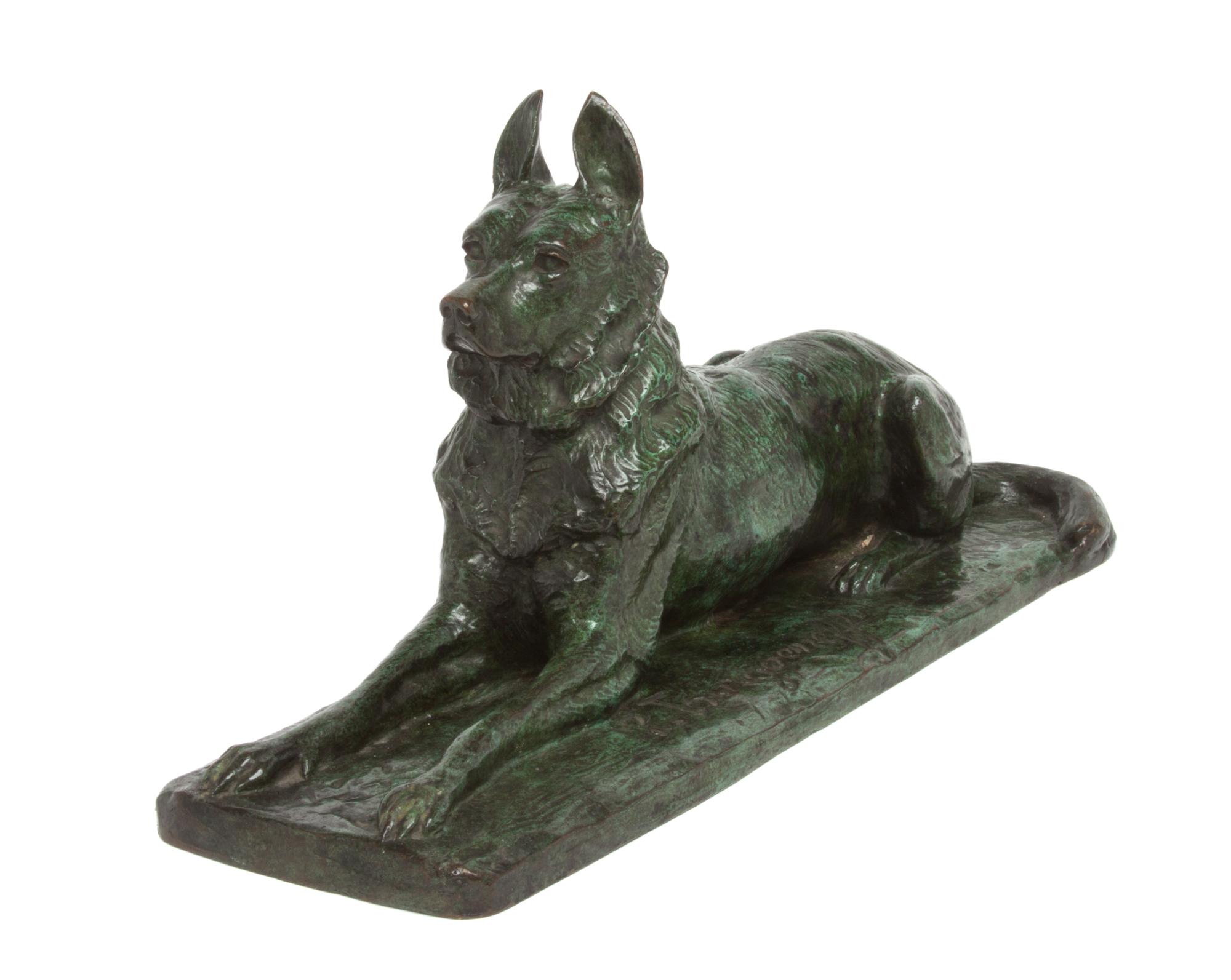 A French Bronze Animalier Figure Width 15 1/2 inches. — PIERRE NICHOLAS TOURGUENEFF (1854-1912)