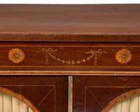A Late George III Inlaid Mahogany Side Cabinet