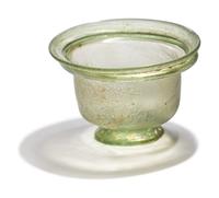 A Roman Green Glass Bowl