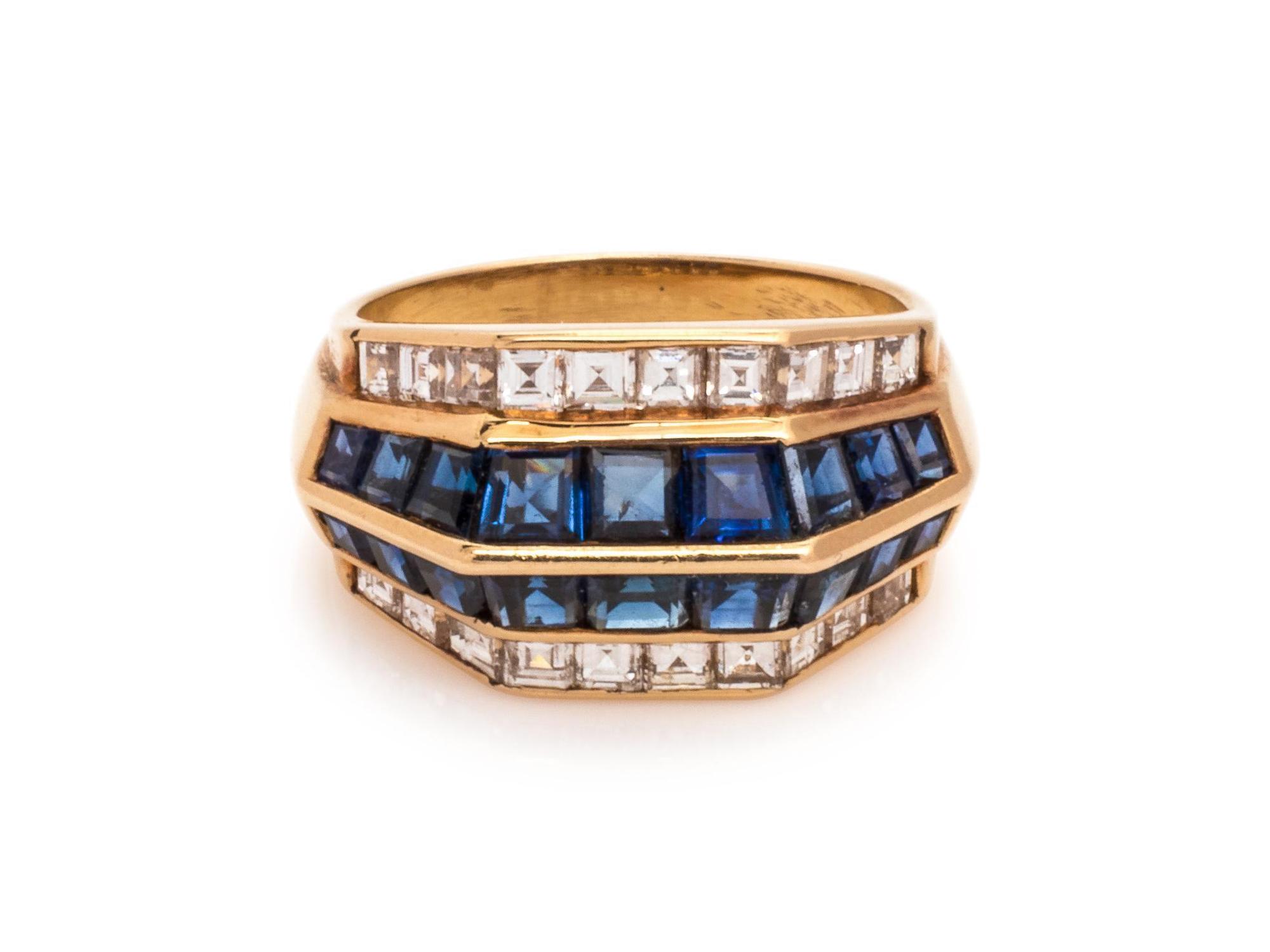 Oscar Heyman & Brothers, Sapphire and Diamond Ring