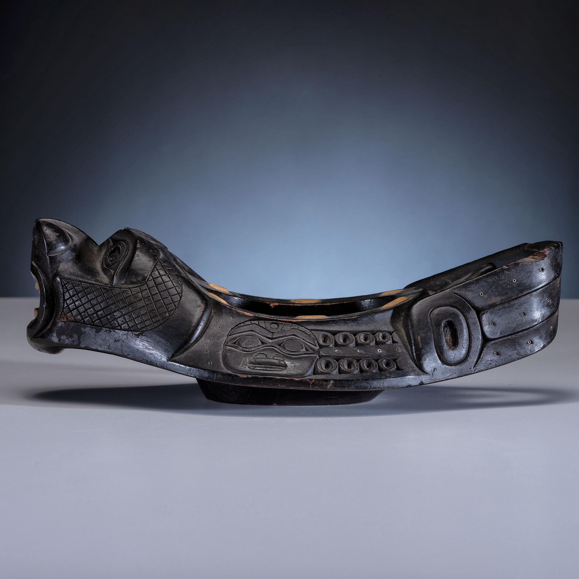 Carved Seal Lion Bowl