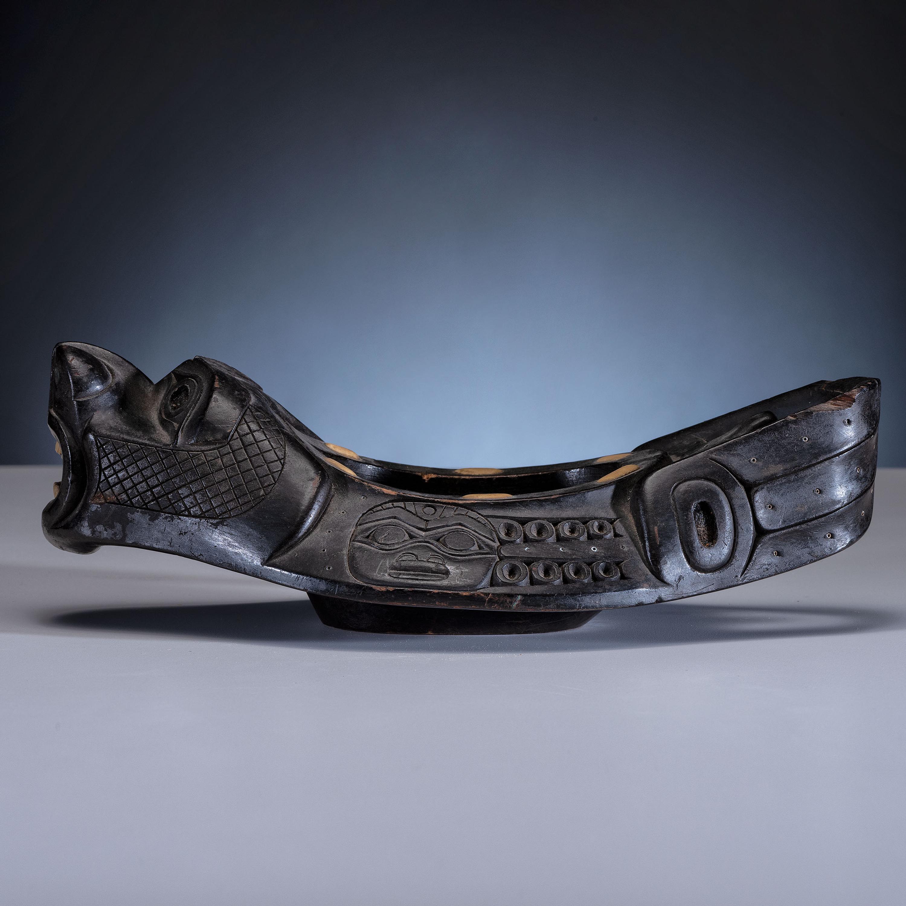 Carved Seal Lion Bowl