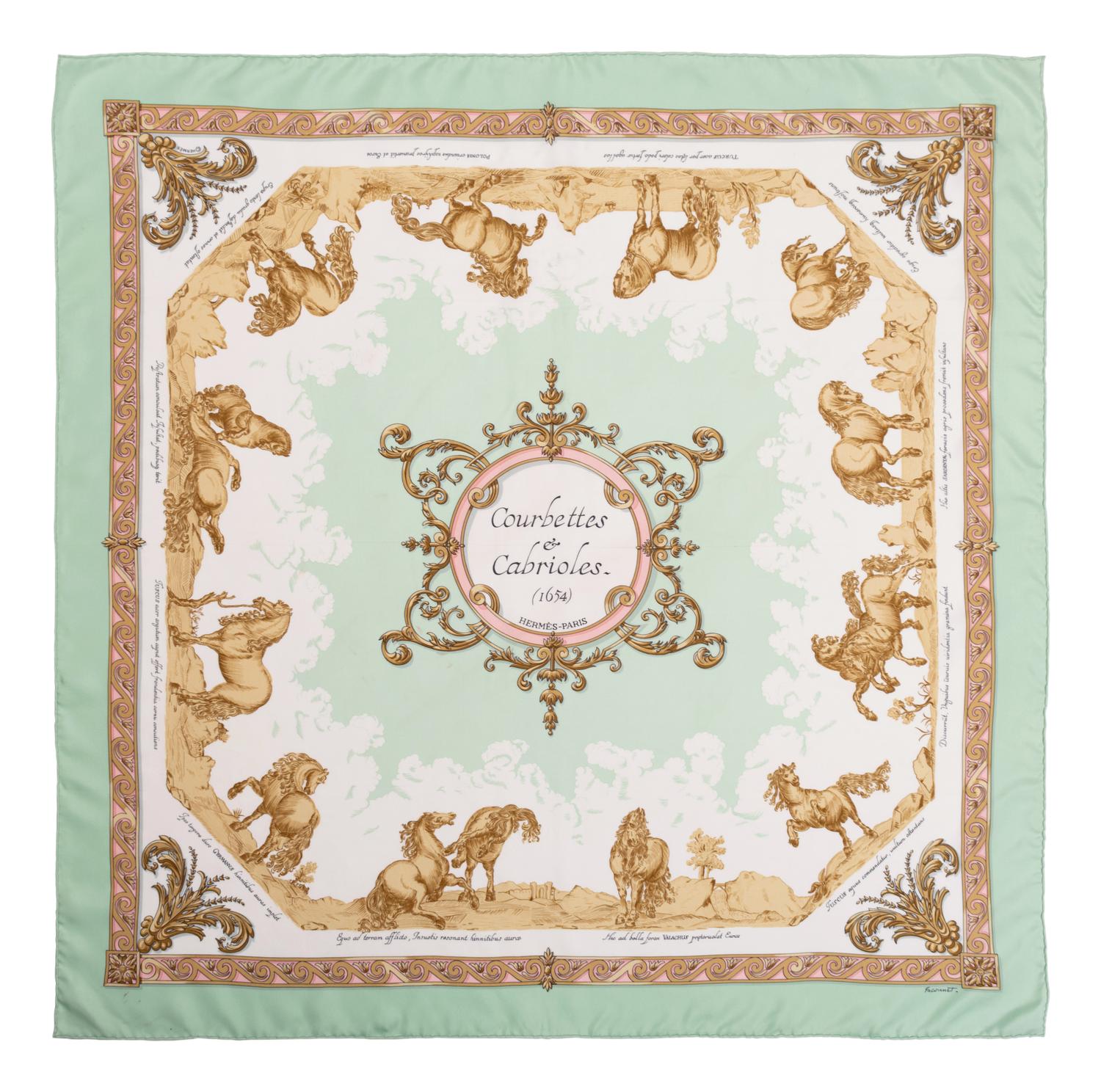 Three Hermès 90cm Silk Scarves