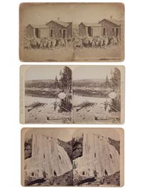 [COLORADO]. A group of 8 photographs incl. landscape views and pack mules by Alexander Martin and Byron Gurnsey, comprising: