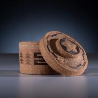 Tlingit Rattle Top Basket