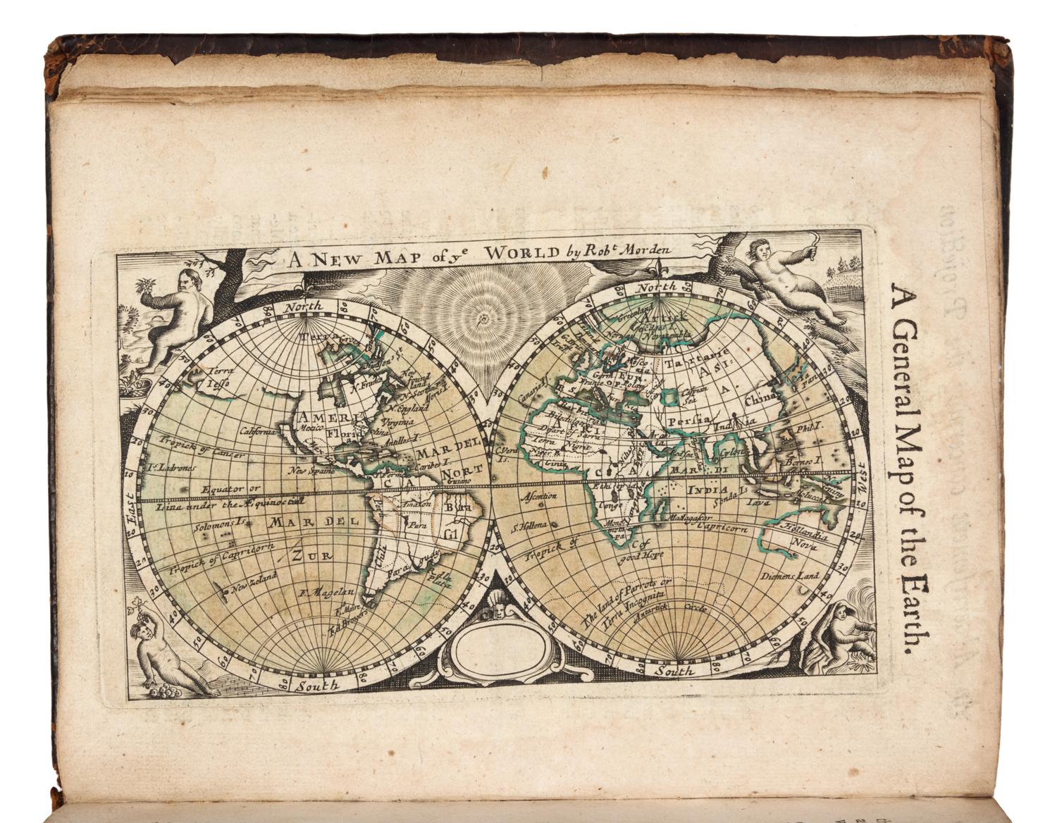 MORDEN, Robert (ca 1650-1703). Geography Rectified: or, A Description of the World. London: for Robert Morden and Thomas Cockeril, 1680