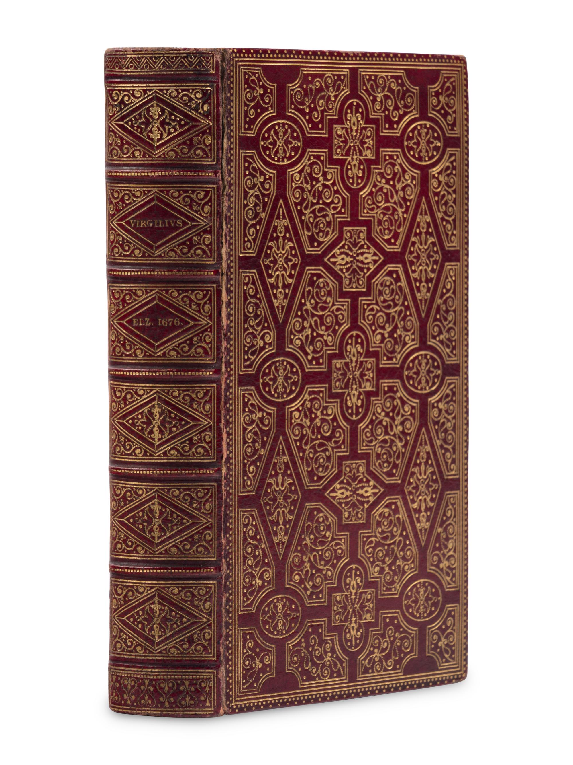 [BINDING -- NIÉDRÉE]. VIRGIL (70-19 BCE). Opera . Amsterdam: Elsevir, 1676.