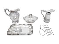 Five Silver Table Articles