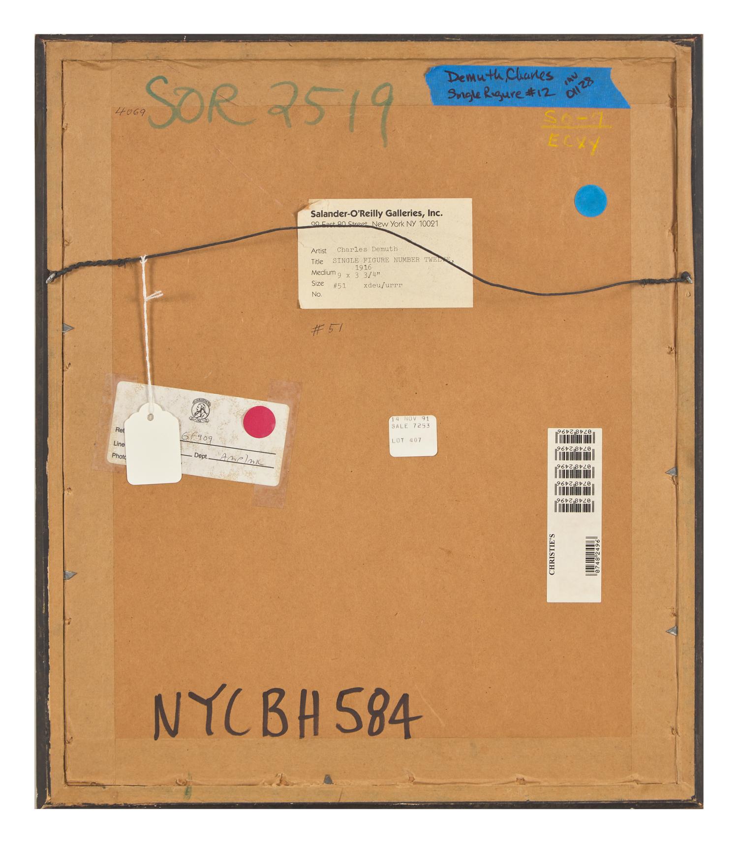 Single Figure Number Twelve, 1916