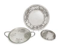 Three Cipolla Pewter Trays