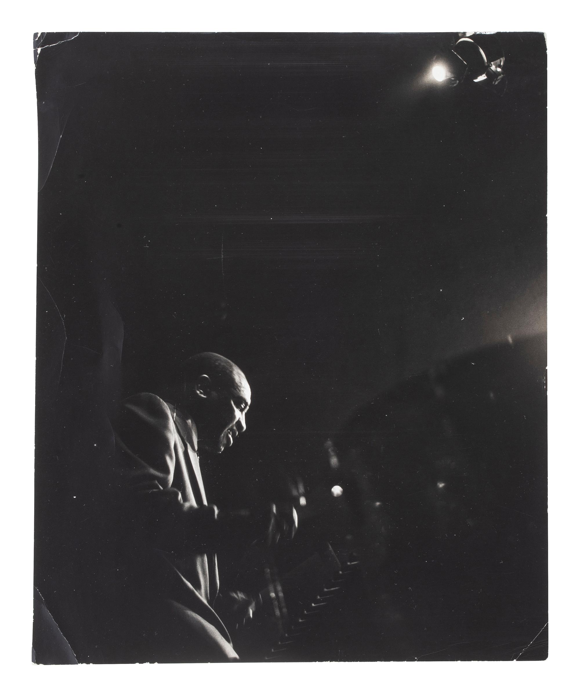 [EARLY PHOTOGRAPHY] -- [MUSIC]. A group of 5 photographs of jazz musicians taken by African American photographer Charles "Chuck" STEWART (1927-2017). New York, ca 1960s.