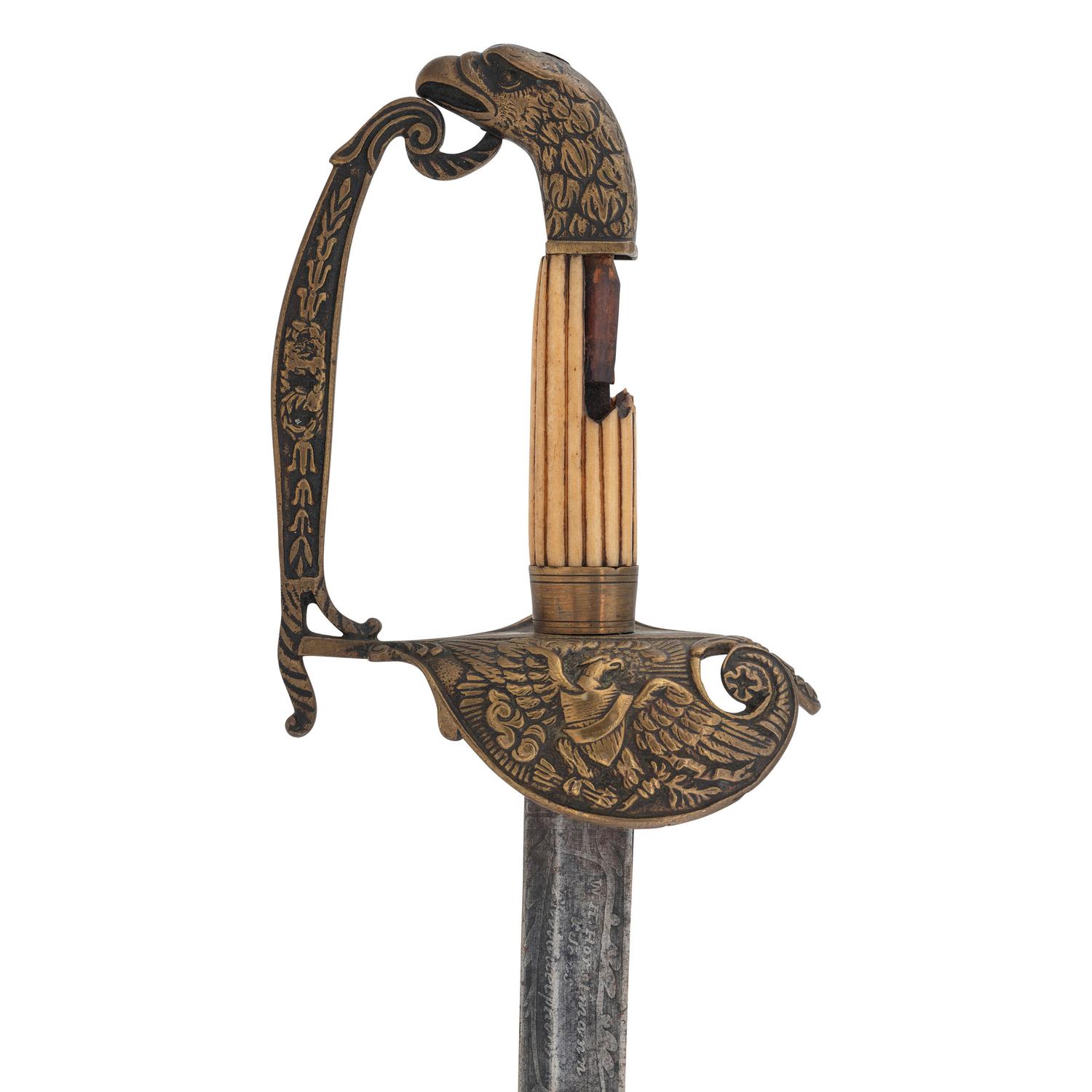 19th Century Horstmann U.S. Eagle Head Pommel Officer's Sword