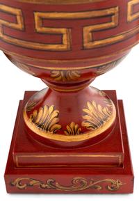 A Pair of Painted Tole Lamps