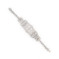 DIAMOND AND PLATINUM BRACELET