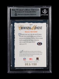 A 2002 Donruss Gridiron Kings National Promos Gale Sayers Signed Autograph Football Card No. N7 (Beckett Authentication Services BAS Certified),