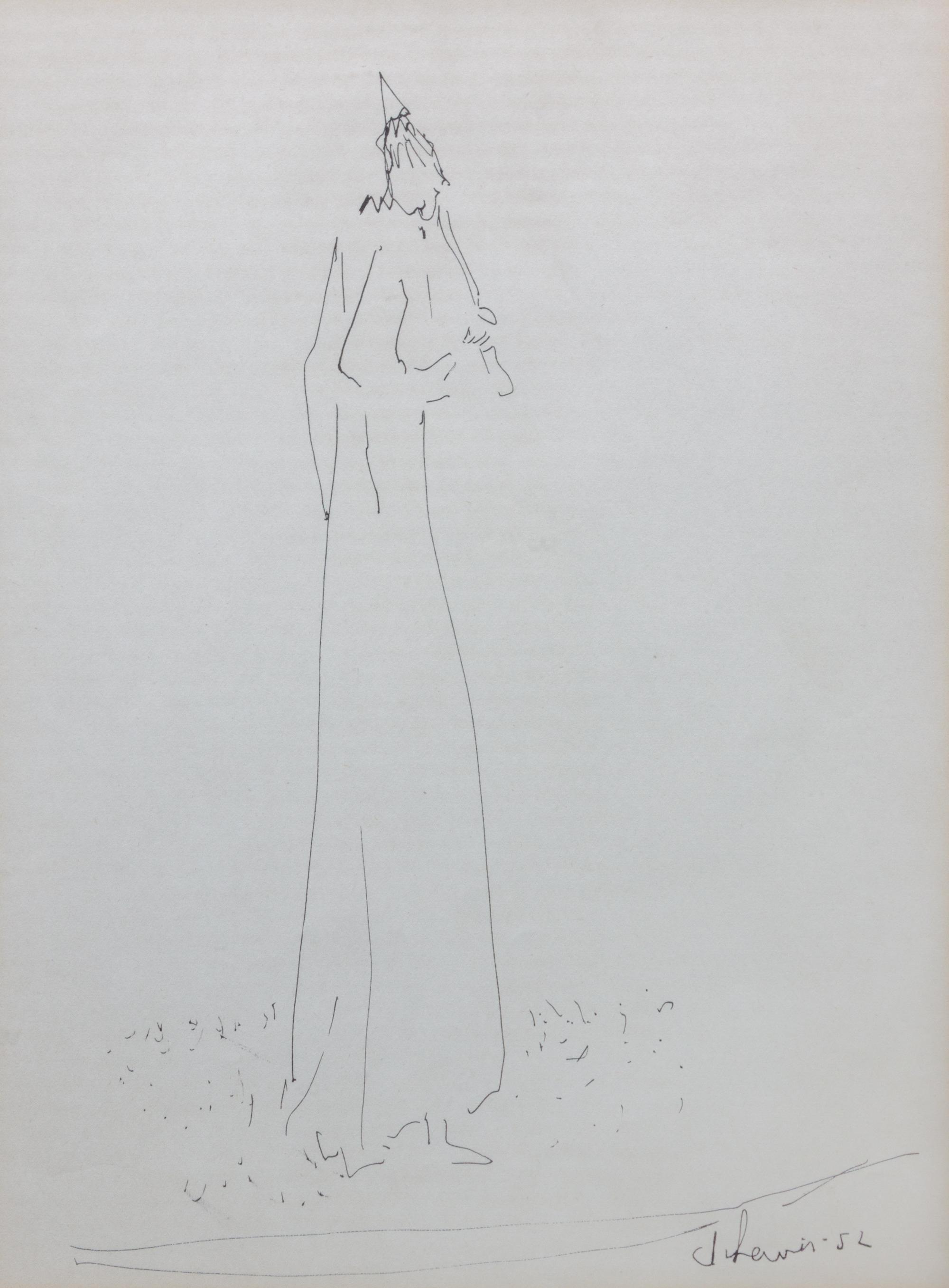 Clown on Stilts, 1952