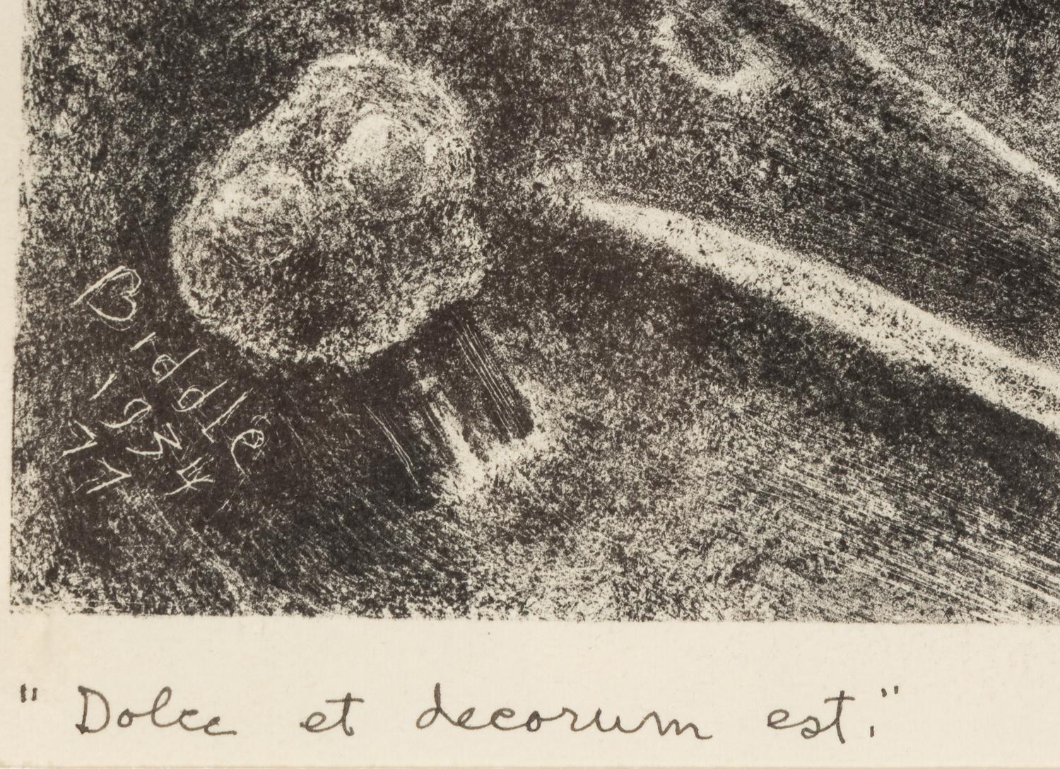 Dolce et Decorum Est , 1934