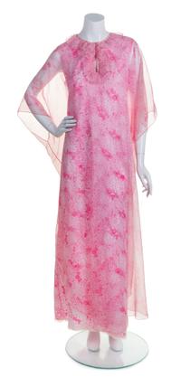 A Lilly Pulitzer Pink Floral Caftan,