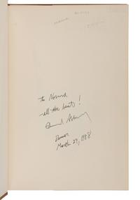 ABBEY, Edward (1927-1989). Desert Solitaire . New York: McGraw-Hill, 1968.