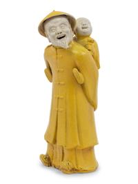 A Chinese Export Porcelain Figural Group