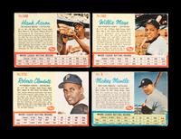 A Complete Set 1962 Post Cereal Baseball Cards (200/200) Including Mickey Mantle
