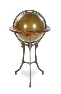 An American Library Globe, ANDREWS, Diameter 18 inches. — ANDREWS,