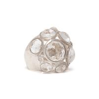 IPPOLITA, 'ROCK CANDY' ROCK CRYSTAL, QUARTZ, AND STERLING SILVER RING