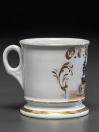 A Hansom Cab Driver's Porcelain Occupational Shaving Mug