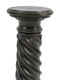 A Grand Tour Style Diminutive Marble Pedestal