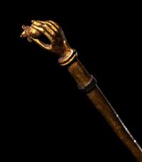 A Roman Gold Hairpin in the Form of a Hand Holding a Pomegranate