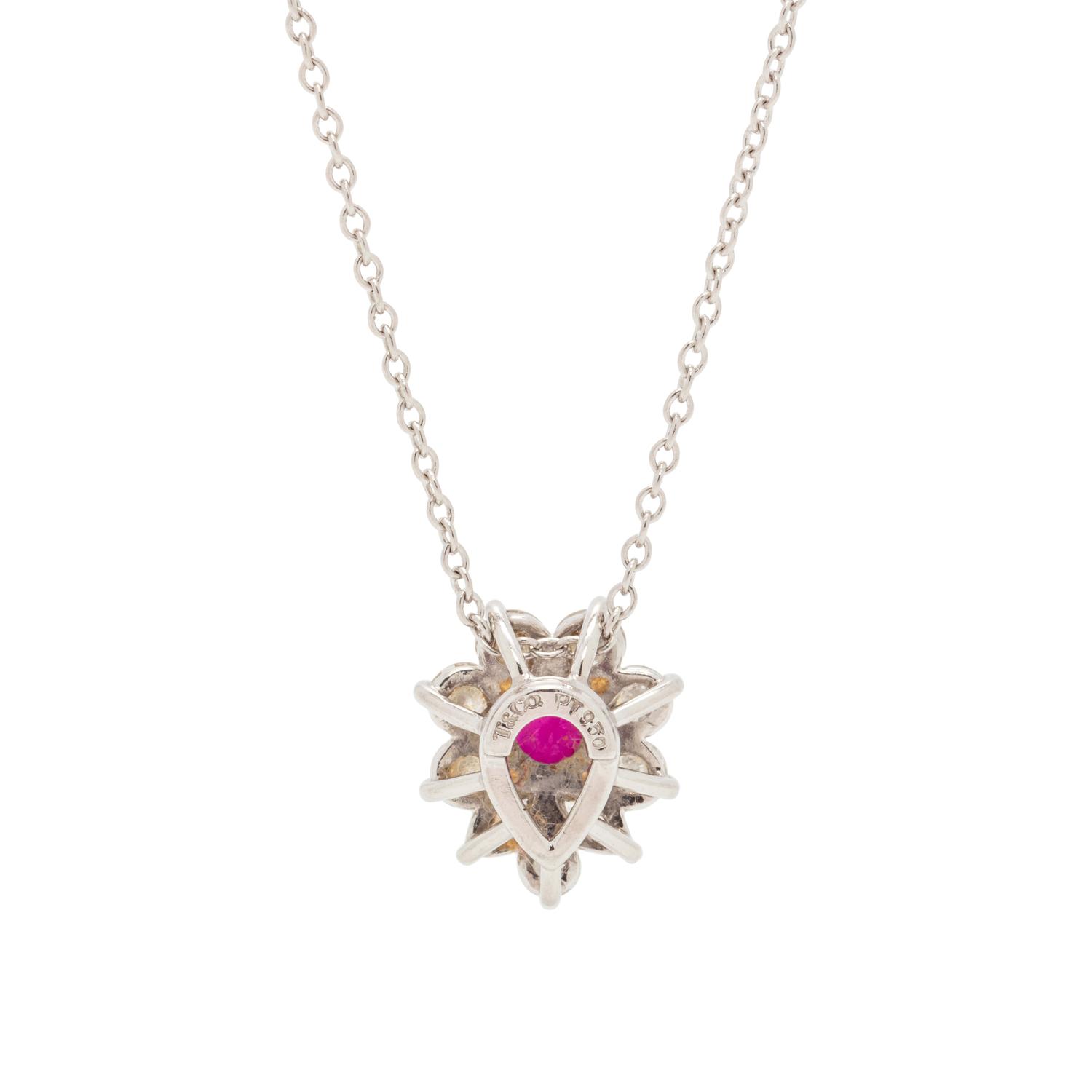 TIFFANY & CO., RUBY AND DIAMOND NECKLACE
