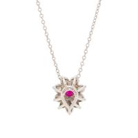 TIFFANY & CO., RUBY AND DIAMOND NECKLACE