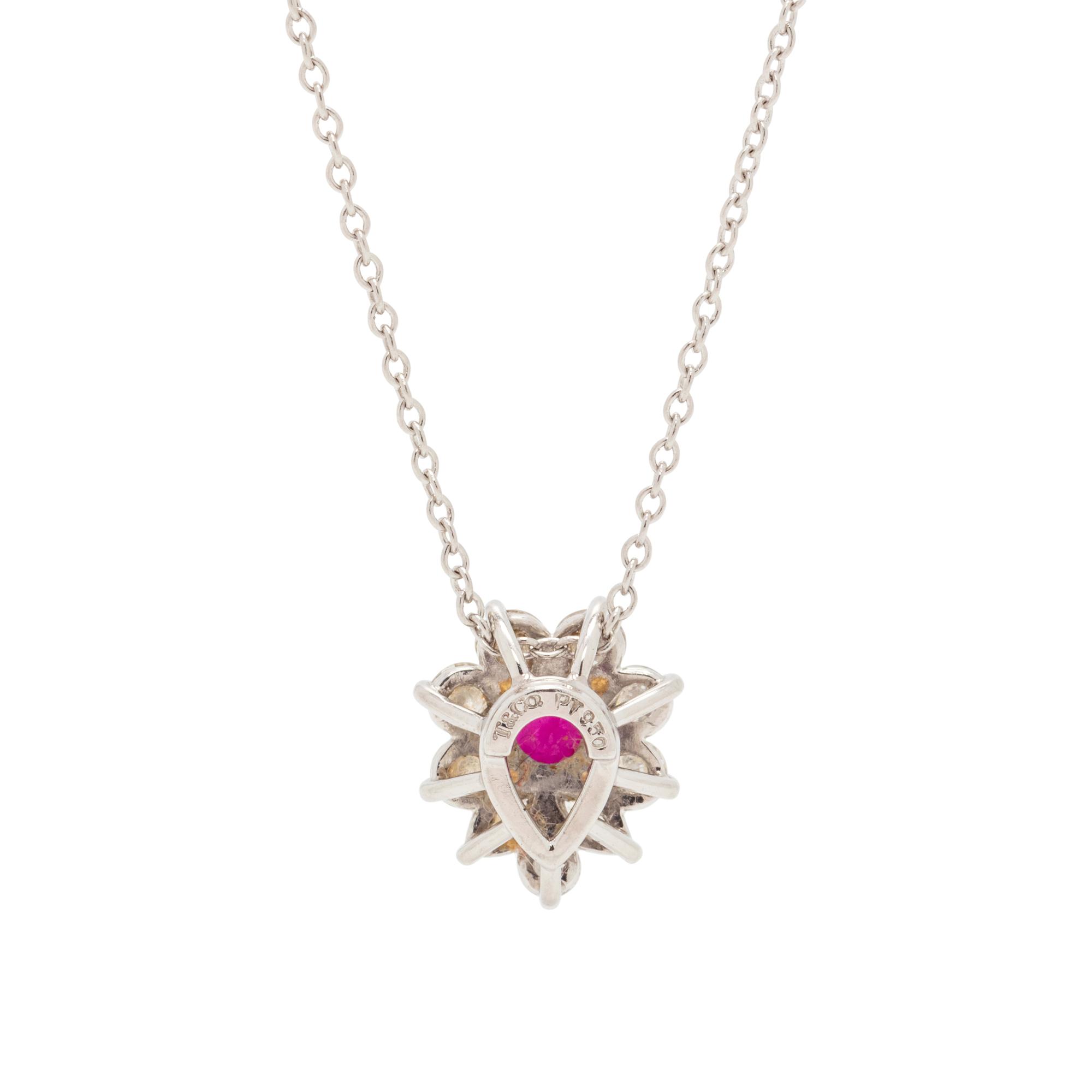 TIFFANY & CO., RUBY AND DIAMOND NECKLACE