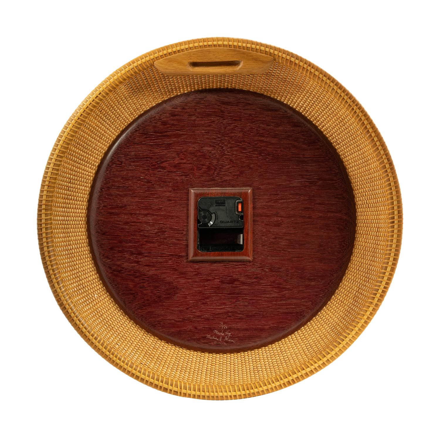A Nantucket Basket Style Wall Clock