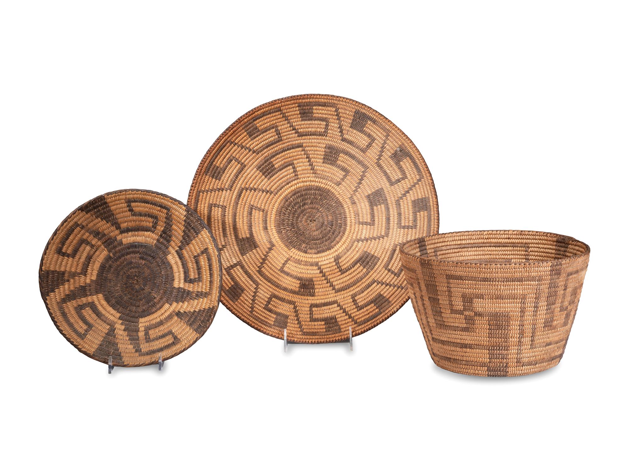 Akimel O'odham Baskets