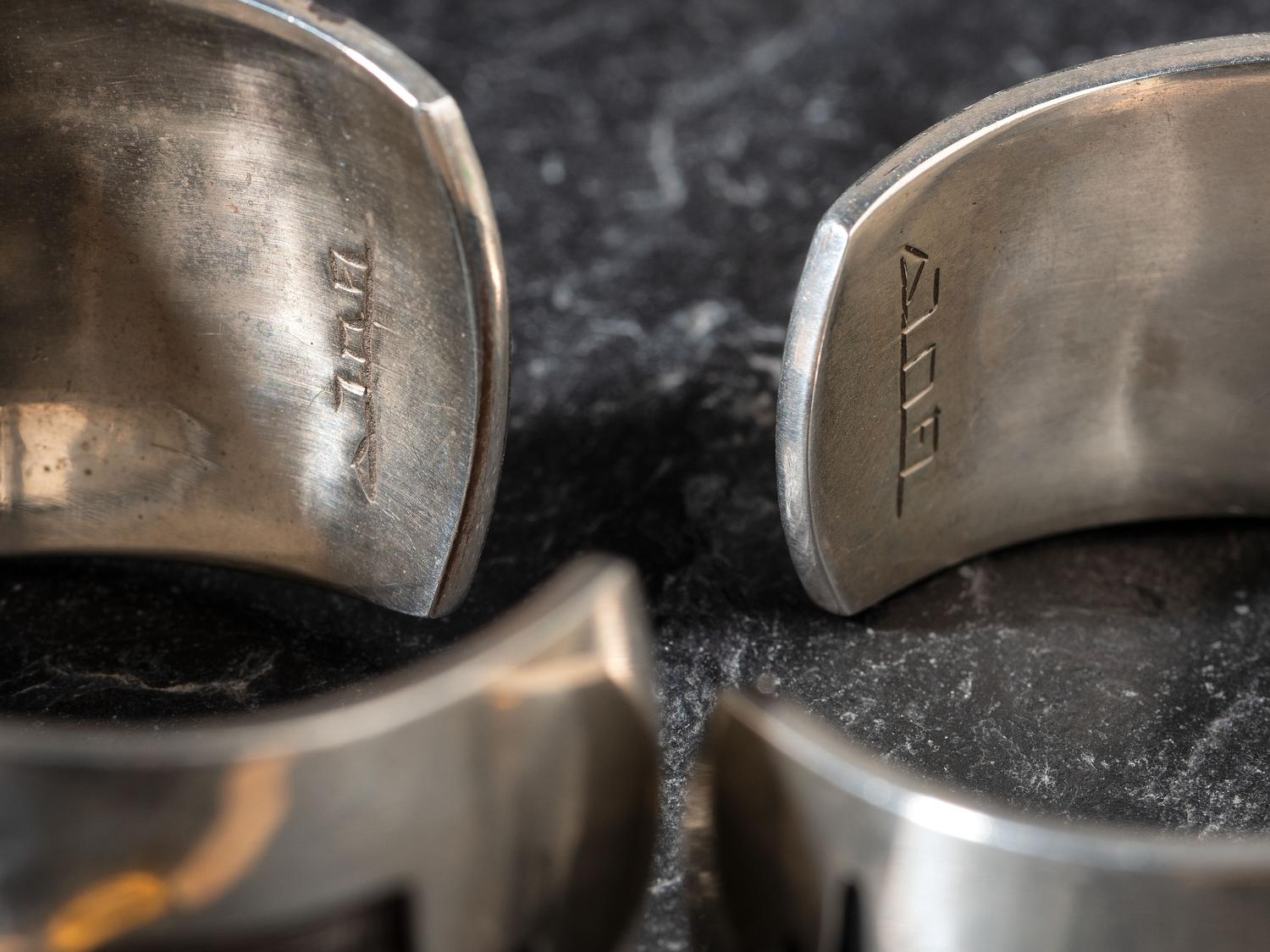 Navajo Silver Cuff Bracelets