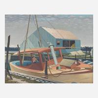 Richard Gibson Wedderspoon (American, B.C. 1889-D.C. 1976) Fishing Boat, Naples, Florida