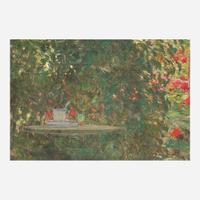 Childe Hassam (American, 1859–1935) Mrs. Hassam in a Garden, Villiers-le-Bel