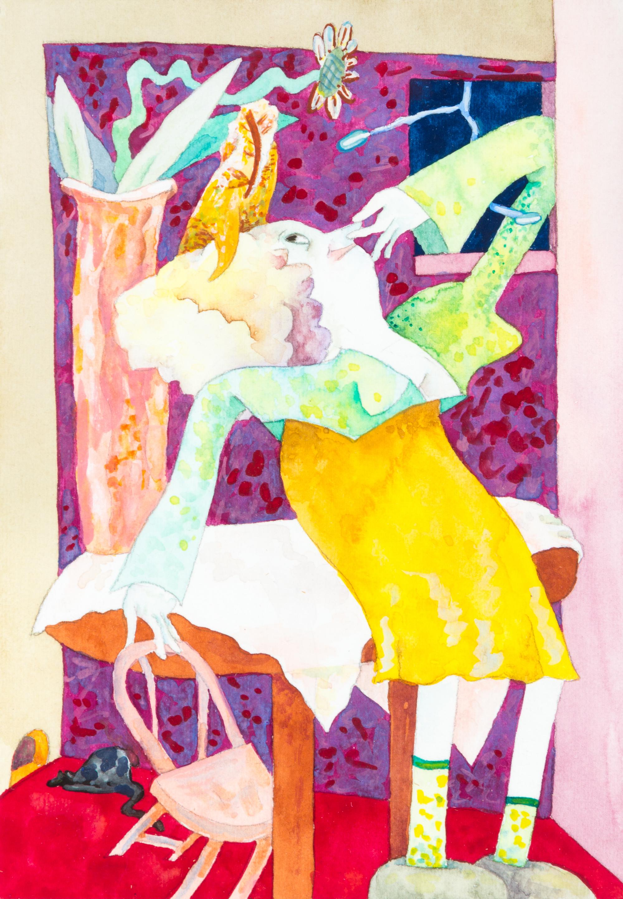 Gladys Nilsson, (American, b. 1940), Measure 4 Measure, 1994, Bird, 2001 and Pynkly Furnashed, 2002