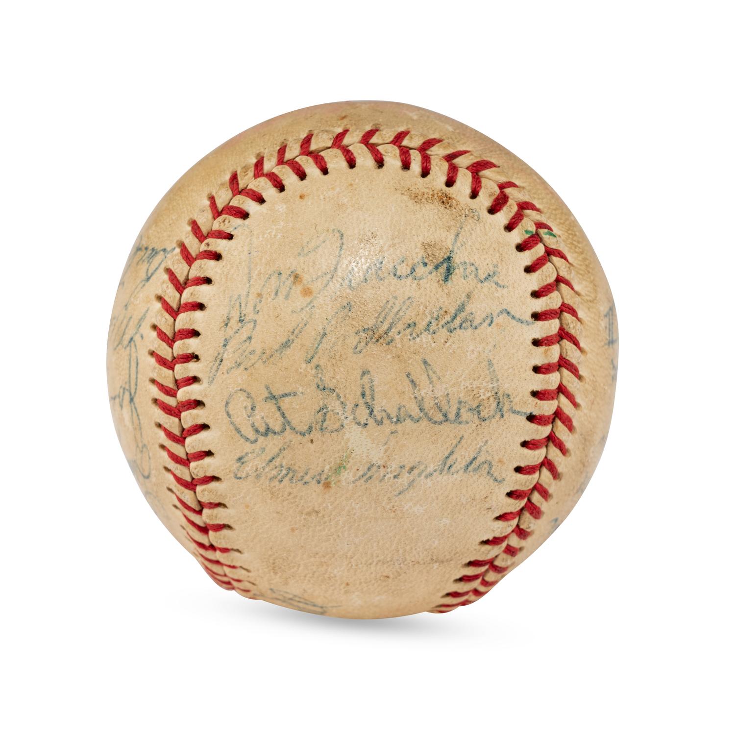 A 1956 Seattle Rainers Team Signed Autograph Baseball