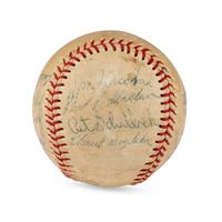 A 1956 Seattle Rainers Team Signed Autograph Baseball