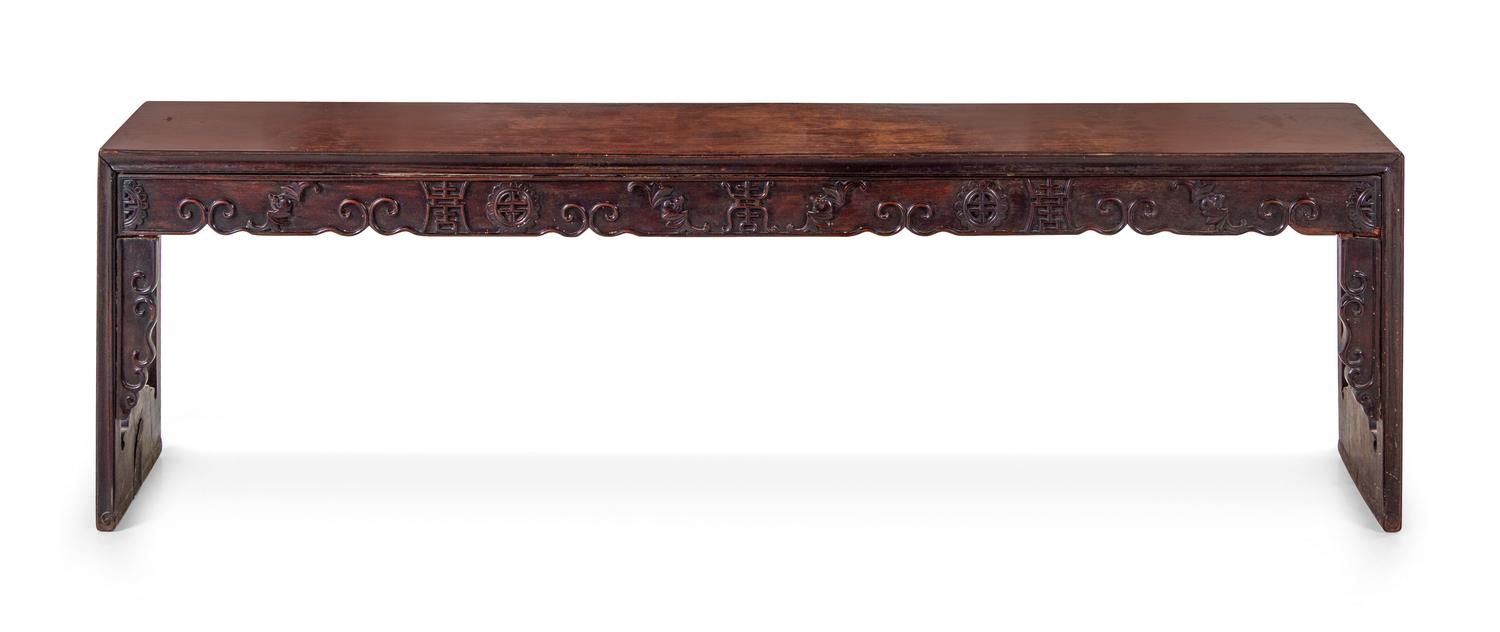 A Hardwood Waistless Kang Table
