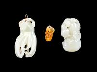 Two White Jade Carvings