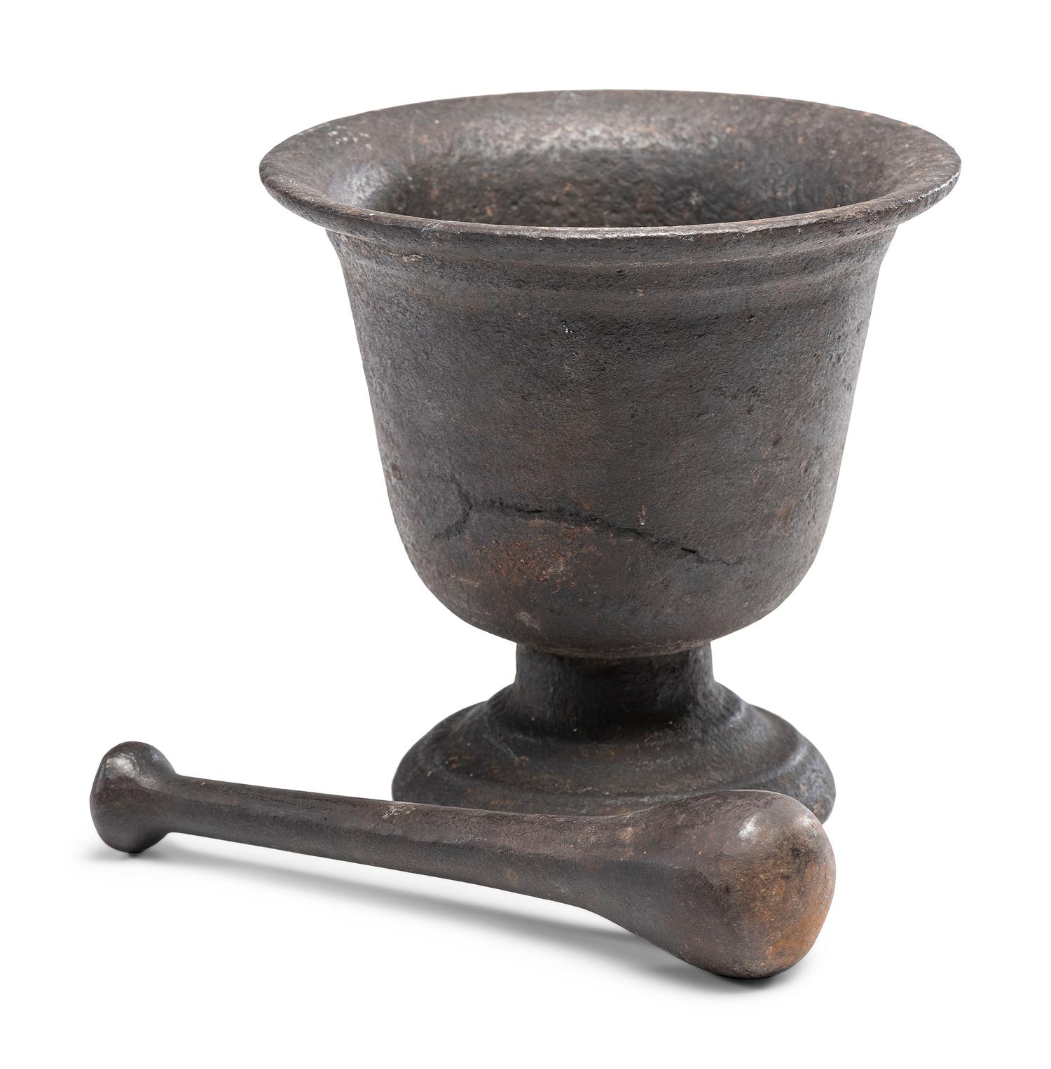A Group of Iron and Tin Kitchen Wares