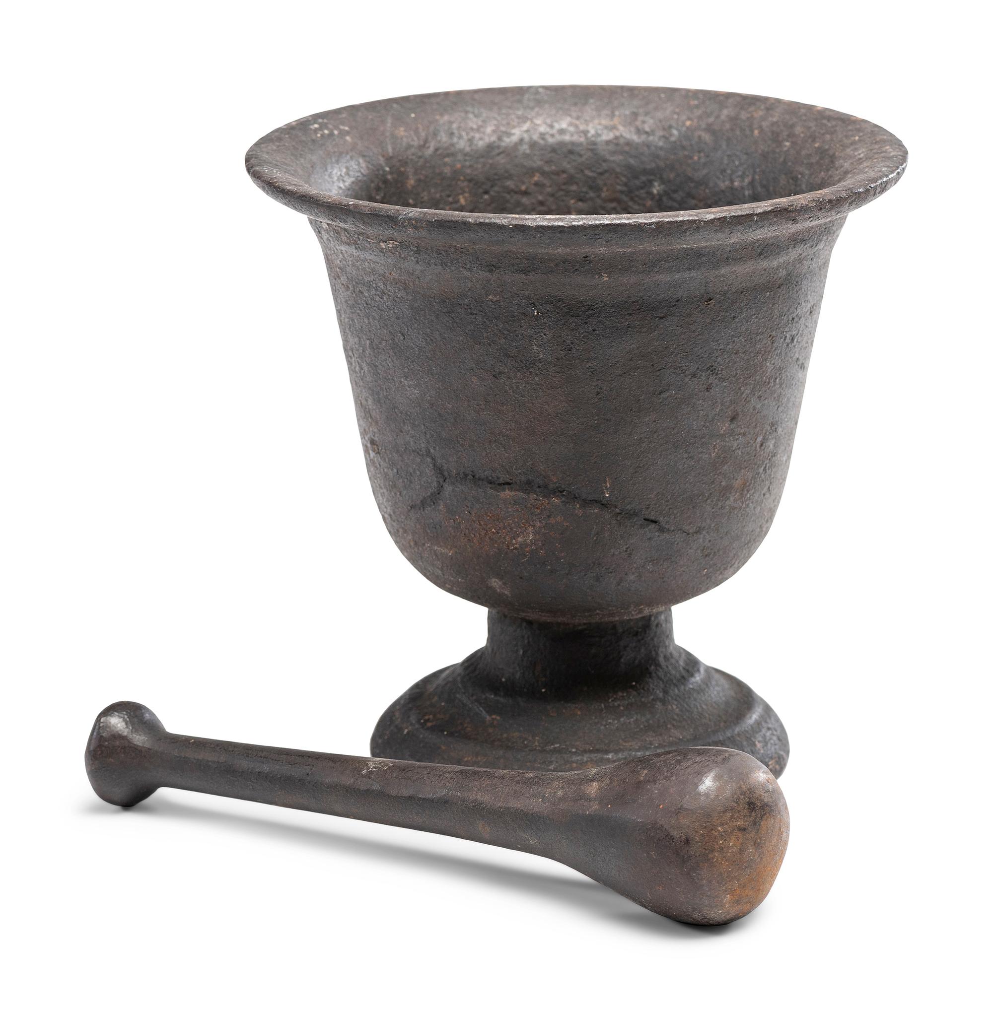 A Group of Iron and Tin Kitchen Wares
