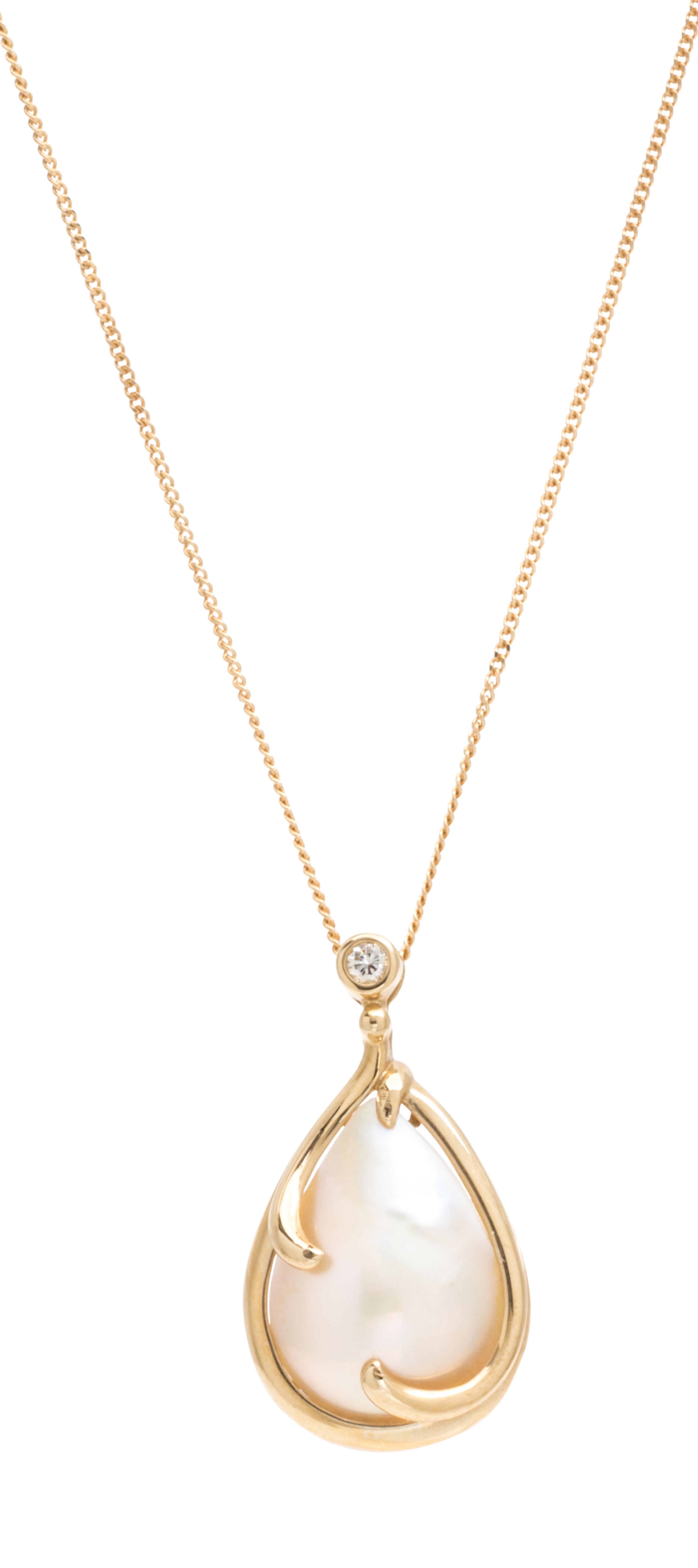 A Collection of Yellow Gold, Diamond, Cultured Pearl, Mabe Pearl, Opal and Ruby Jewelry 7.40 dwts.