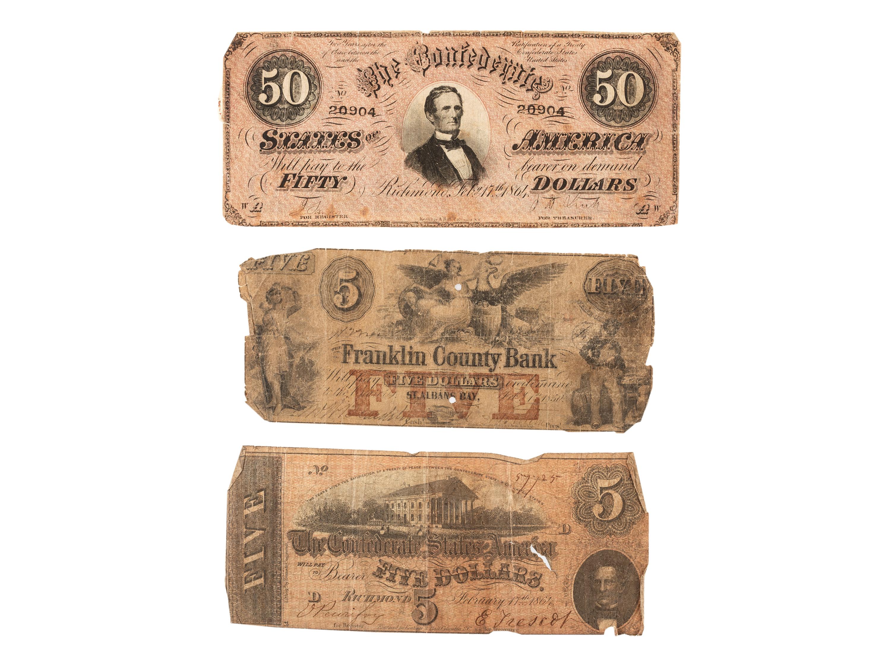 BROWN, John (1800-1859). Autograph document signed ("John Brown of the firm of Perkins & Brown"), for Judge C. McIntosh. Springfield, MA, 5 June 1850.