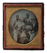 [EARLY PHOTOGRAPHY]. A collection of images associated with South Carolina doctor and plantation owner Sidney Smith, including what may be the earliest known images of an identified plantation and enslaved African Americans posed with their owner.