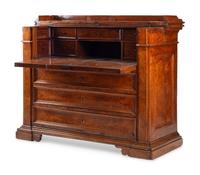 An Italian Walnut Bureau Chest