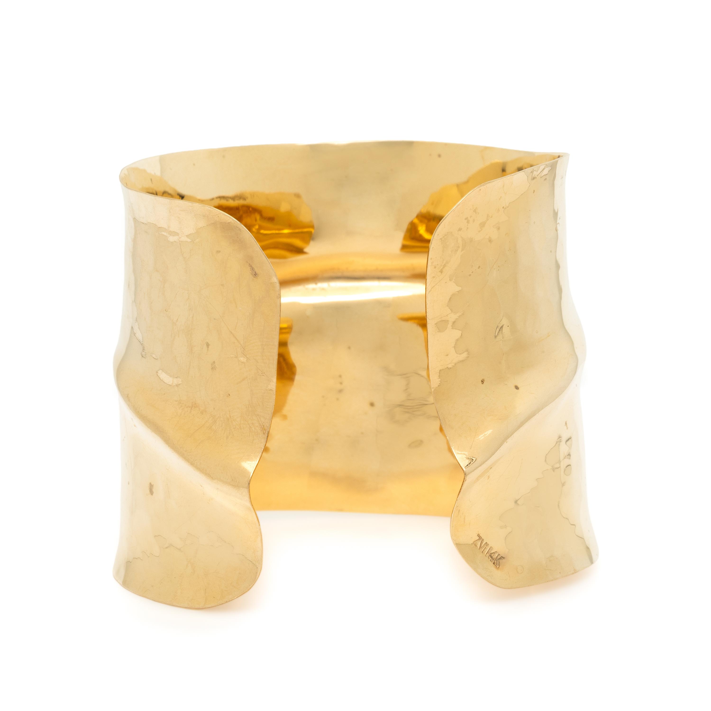 Yellow Gold Cuff Bracelet